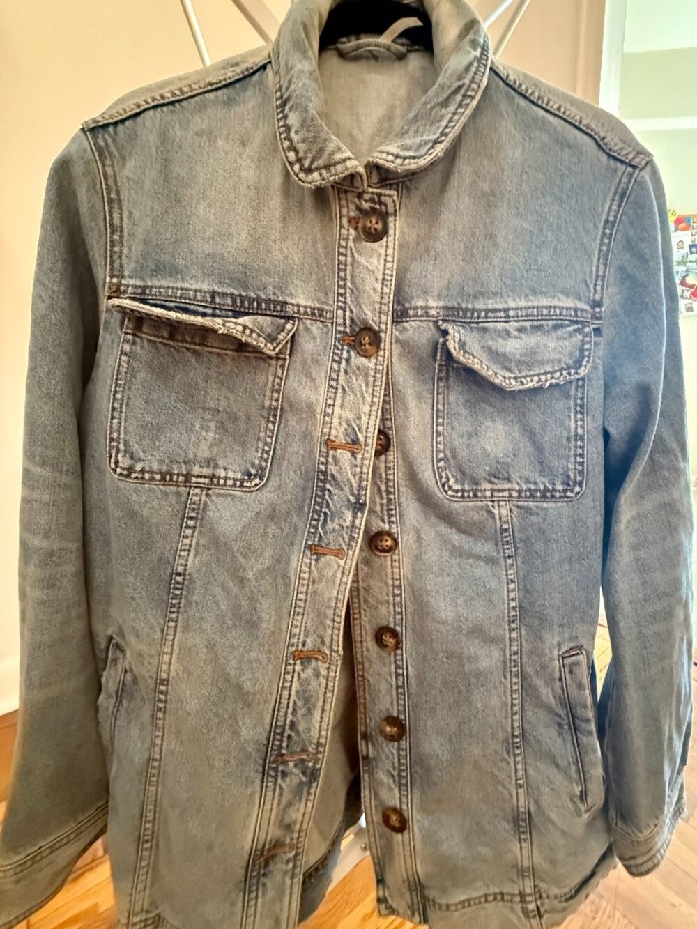 Free People Oversize Denim Jacket
